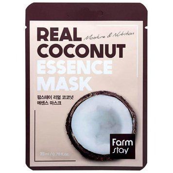 Маска тканевая увлажняющая с экстрактом кокоса REAL COCONUT ESSENCE MASK FARMSTAY 23ml tk-3877 фото