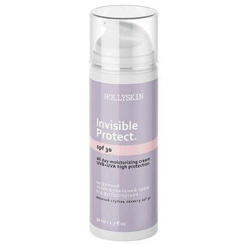 Ежедневный увлажняющий крем от фотостарения Hollyskin Invisible Protect SPF 30, 50ml 0245h фото