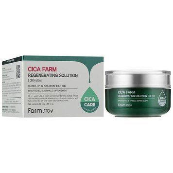 Крем для лица с центелой FarmStay Cica Farm Regenerating Solution Cream 50ml au-8424 фото