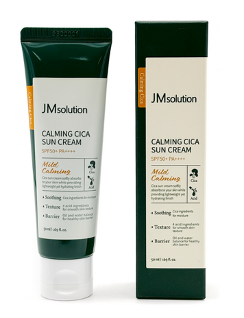 Солнцезащитный крем для лица с центелой JMSolution Calming Cica Sun Cream 50ml so-41363 фото