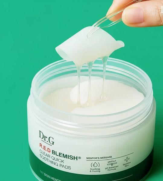 Педи Dr.G R.E.D Blemish Clear Quick Soothing Pads 70шт li-60725 фото