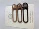Набір Заколок зажимів для волосся CHACOTT Hair Set Clips Beige 6cm dl-66425 фото 4