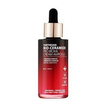 Крем-сироватка для обличчя з керамідами Fortheskin Bio-Ceramide Pro Biome Cream Ampoule 50ml li-50379 фото