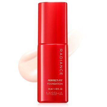 Стійка тональна основа для обличчя Missha Radiance Perfect Fit Foundation SPF 30 PA++ №21P 35ml to-11310 фото