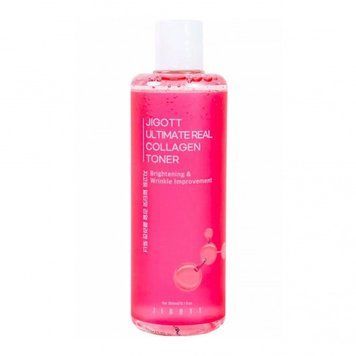 Тонер для омолоджування для обличчя з колагеном Jigott Ultimate Real Collagen Toner 300ml to-11520 фото