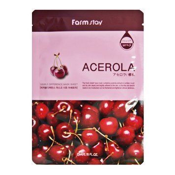 Увлажняющая маска с экстрактом ацеролы FarmStay Visible Difference Acerola 23ml tk-3913 фото