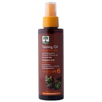Солнцезащитное масло для загара Bioselect Tanning Oil Low Protection SPF6 150ml te-7633 фото