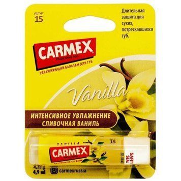 Бальзам для губ Carmex Ваниль, 4.25g, стик CX160 фото