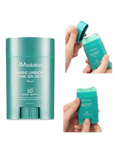 Солнцезащитный сток с экстрактом жемчужин JMsolution Marine Luminous Pearl Sun Stick Pearl 21г so-41931 фото