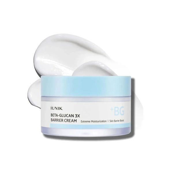 Крем для зміцнення захисного бар'єру з бета-глюканом IUNIK Beta Glucan 3X Barrier Cream 50ml au-80927 фото
