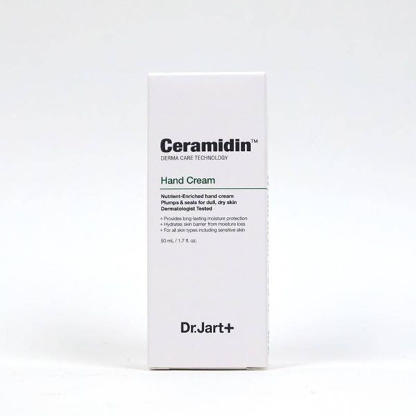 Крем для рук зміцнюючий з керамідами Dr. Jart+ Ceramidin Hand Cream 50мол kr-2003 фото