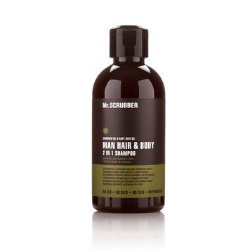 Шампунь чоловічий для волосся та тіла Mr.Scrubber Solid Man Hair&Body Shampoo 2 In 1, 250ml sh-5200 фото