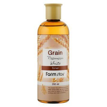 Тонер для лица с экстрактом ростков пшеницы FarmStay Grain Premium White Toner 350ml au-6176 фото