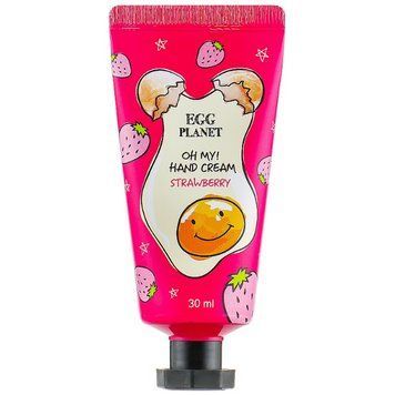 Крем для рук "Полуниця" Daeng Gi Meo Ri Egg Planet Strawberry OH MY Hand Cream 30ml kr-6375 фото