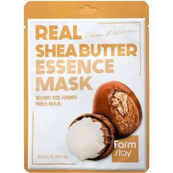 Маска тканевая с маслом ши FarmStay Real Shea Butter Essence Mask, 23ml au-6342 фото