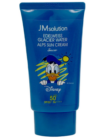 Крем солнцезащитный Jmsolution Edelweiss Glacier Water Alps Sunscreen Snow x Disney Donald Duck 50ml so-45460 фото