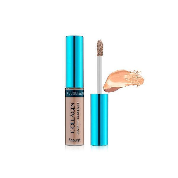 Колагеновий консилер для обличчя Enough Collagen whitening cover tip concealer #02 ko-10653 фото