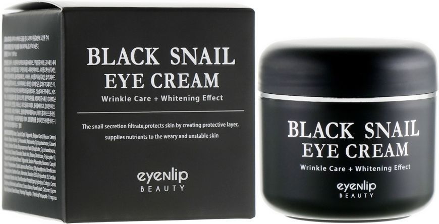Крем многофункциональный с муцином черной улитки для глаз Eyenlip BLACK SNAIL EYE CREAM 50ml kr-4281 фото