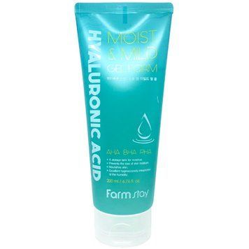 Пена для умывания с гиалуроновой кислотой Farmstay Hyaluronic Acid Moist & Mild Gel Foam 200ml pe-3901 фото