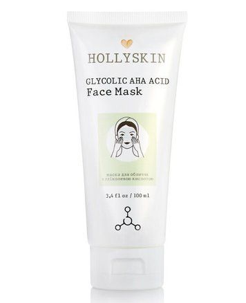 Маска для лица с гликолевой кислотой Hollyskin Glycolic AHA Acid Face Mask 100ml sm-5367 фото