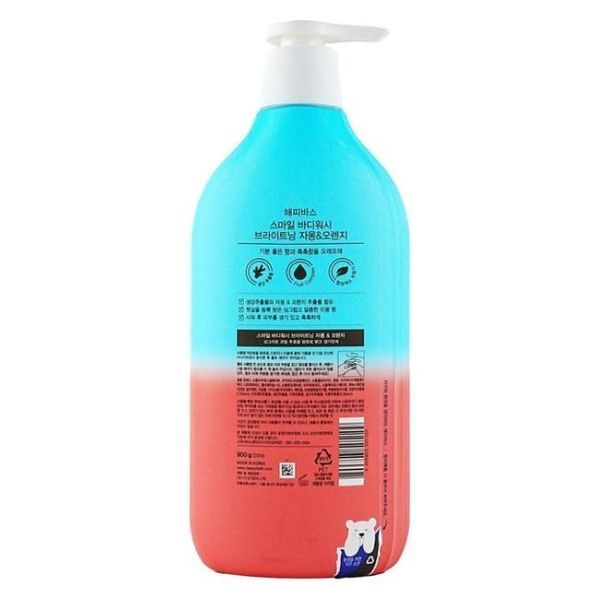 Гель для душу Happy Bath Smile Body Wash Brightening Grapefruit & Orange 900g ge-11126 фото