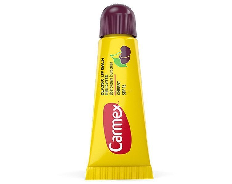 Бальзам лечебный с вишневым вкусом для губ Carmex Daily Care Lip Balm SPF 15 Cherry Tube 10g uh-4685 фото
