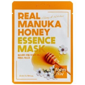 Маска тканинна для обличчя поживна з медом манука FarmStay Real Honey Essence Mask, 23ml au-6344 фото