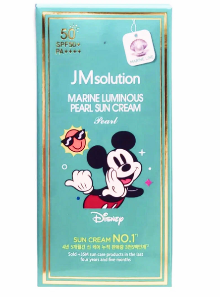 Крем солнцезащитный Jmsolution Marine Luminous Pearl Sun Cream Pearl x Disney Mickey 50 ml so-44692 фото