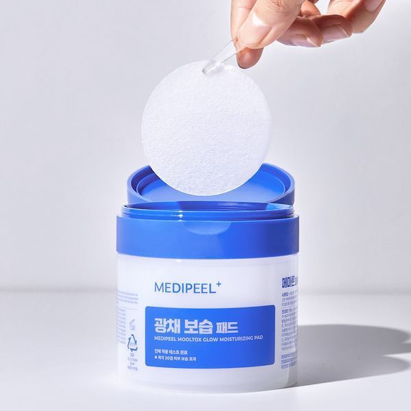 Зволожуючі пілінг-педи для обличчя MEDIPEEL Mooltox Glow Moisturizing Pad, 50 шт (120 мл) da-00877 фото