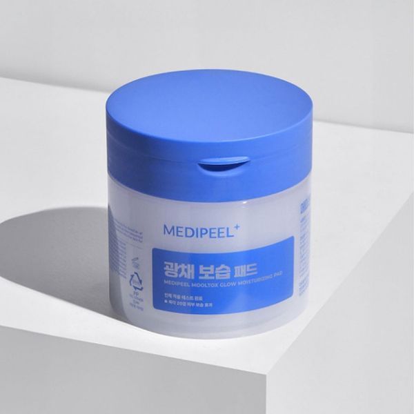 Зволожуючі пілінг-педи для обличчя MEDIPEEL Mooltox Glow Moisturizing Pad, 50 шт (120 мл) da-00877 фото