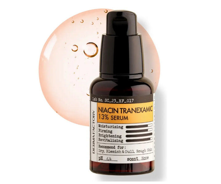 Освітлювальна сироватка Derma Factory Niacin Tranexamic 13% Serum 30ml au-13252 фото
