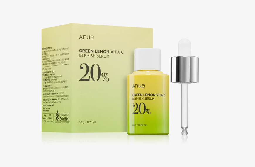 Освітлювальна сироватка для обличчя Anua Green Lemon Vita C Blemish Serum 20g sy-33055 фото