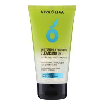 Зволожувальний гіалуроновий гель для вмивання Viva Oliva Moisturizing Hyaluronic Cleasing Gel 150ml li-06726 фото