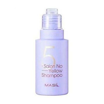 Шампунь проти жовтизни волосся Masil 5 Salon No Yellow Shampoo 50ml sh-8446 фото