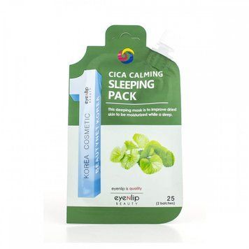Маска ночная успокаивающая с центеллой для лица Eyenlip CICA CALMING SLEEPING PACK 25ml no-4314 фото