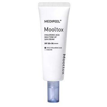 Сонцезахисний крем для обличчя Medi-Peel Hyaluronic Acid Mooltox Mild Tone Up Sun Cream 50g so-11554 фото
