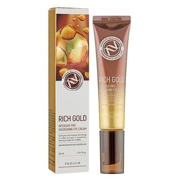 Омолаживающий крем для век с коллоидным золотом Enough Premium Rich Gold Intensive Pro Nourishing E au-8483 фото