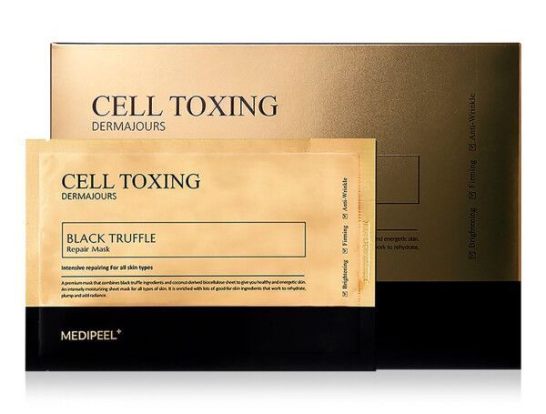 Відновлююча маска з чорним трюфелем Medi-Peel Cell Toxing Dermajours Black Truffle Repair Mask 30 ml tk-8436 фото
