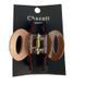 Заколка для волос CHACOTT France hair clip Retro Brown 5,5x4см dl-66753 фото 5