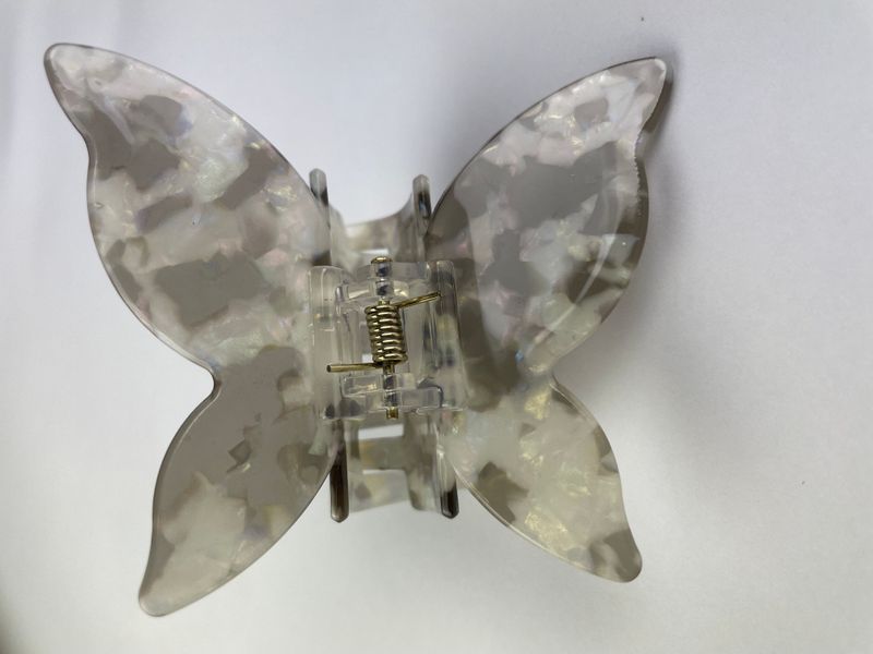 Заколка для волос CHACOTT Hair Clip Metelyk White Grey 6.5x6cm dl-66524 фото