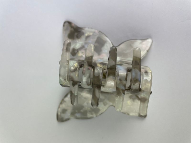 Заколка для волос CHACOTT Hair Clip Metelyk White Grey 6.5x6cm dl-66524 фото