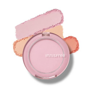 Шовковисті сухі рум'яна INNISFREE Silky Powder Blush #1 Fluffy Pink in-91435 фото