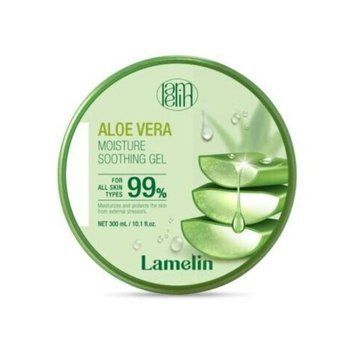 Гель заспокійливий з алое Lamelin ALOE VERA SOOTHING GEL 300ml ge-8366 фото
