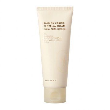 Крем з лососем та центелою 100 мл HEVEBLUE Salmon Caring Centella Cream 100ml kr-47112 фото