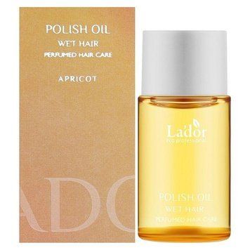 Міні-версія парфумованої олії для волосся LADOR POLISH OIL (APRICOT) - 10 мл vo-9188 фото