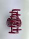 Заколка для волос CHACOTT France hair clip Retro Marsala 5,5x4см dl-66777 фото 3