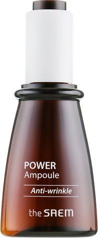Ампульна есенція антивікова з екстрактом соєвих бобів The Saem Power Ampoule Anti-wrinkle 35ml es-3738 фото