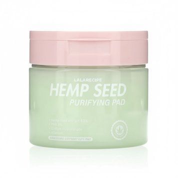 Очищуючі тонер-педи для обличчя з коноплею Lalarecipe Hemp Seed Purifying Pad 220ml/70pcs zs-71893 фото