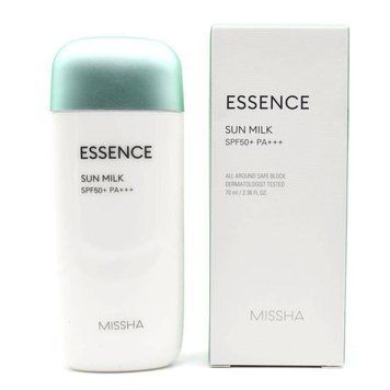 Солнцезащитное Увлажняющее Молочко-Эссенция Missha All Around Safe Block Essence Sun Milk SPF50+ / PA+++ 70ml so-734 фото