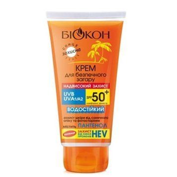 Крем для безопасного загара Сверхвысокая защита SPF 50 Біокон 160ml te-9520 фото